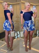 body c/ broche perolado safira 3574