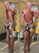 body c/ broche perolado safira 3574