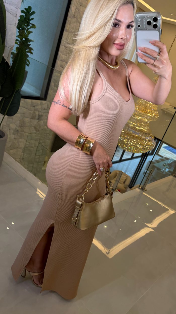 vestido alcinha midi sonia 3569 vestido alcinha midi sonia 3569