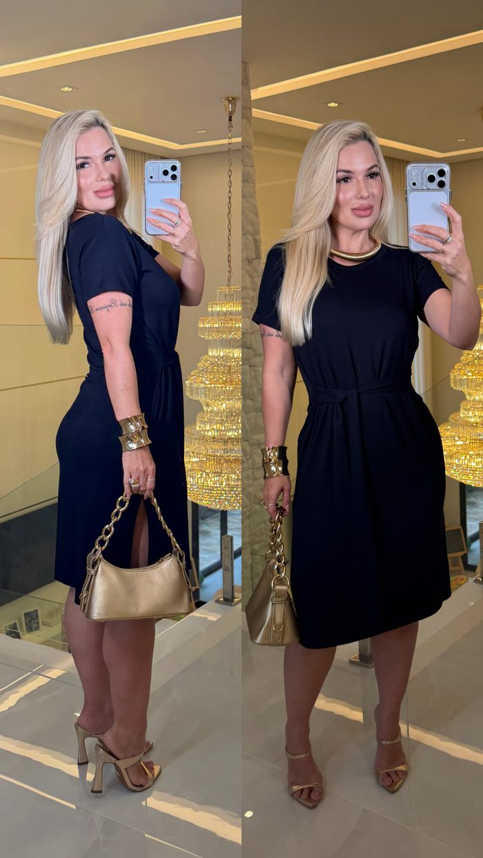 vestido malha listrado 3556 vestido malha listrado 3556