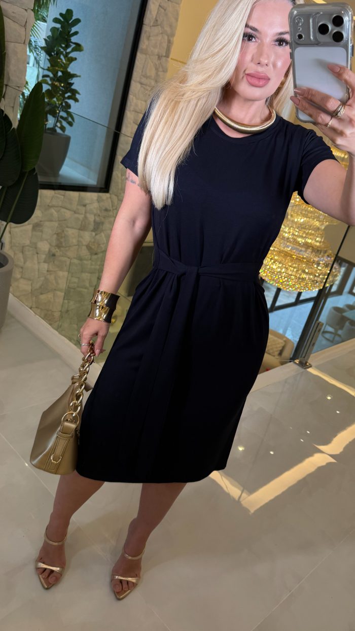 vestido malha listrado 3556 vestido malha listrado 3556