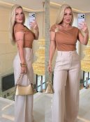 blusa canelado c/ metal valeria 3579