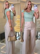 blusa canelado c/ metal valeria 3579