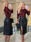 body tule aveludado 3686