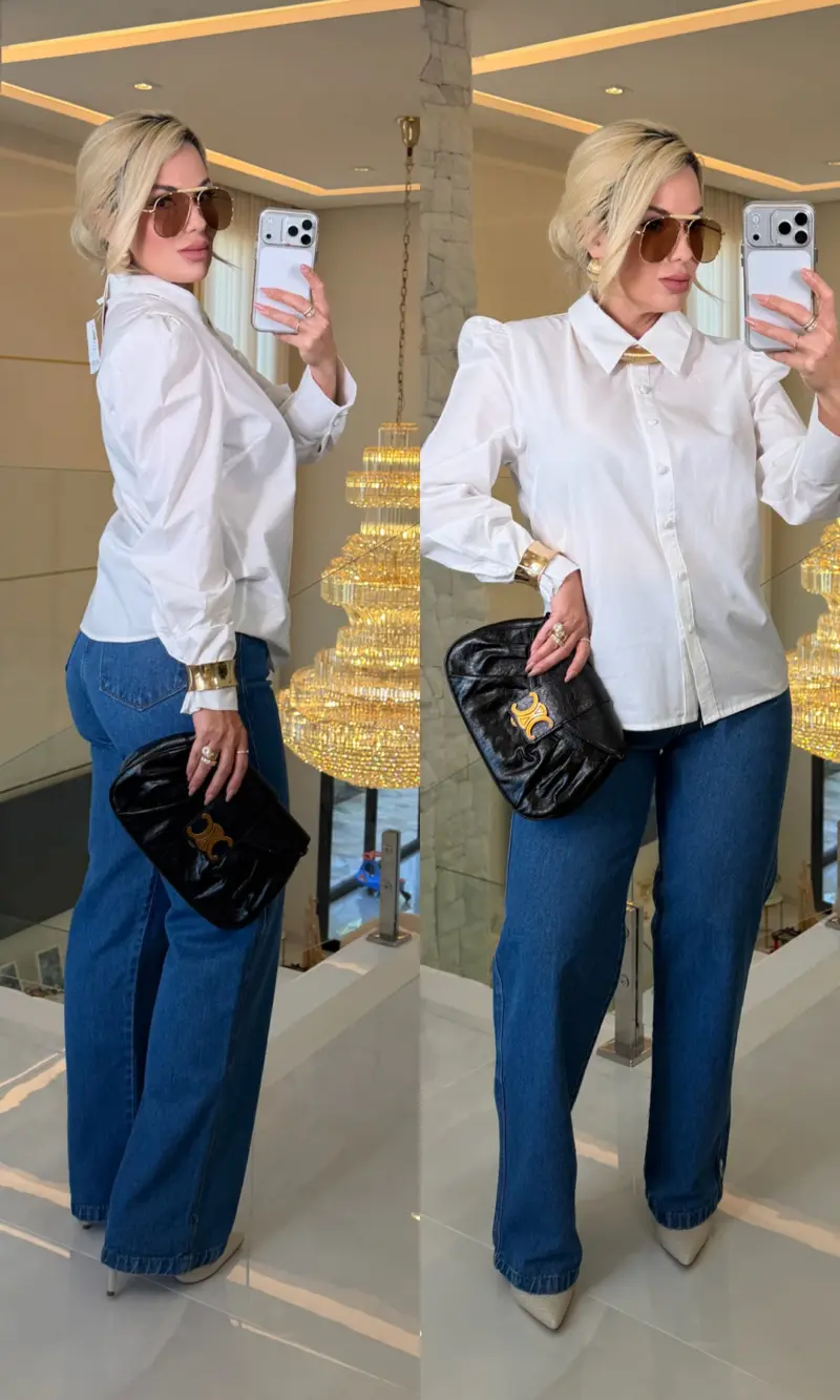 camisa leticia branca manga princesa 2453