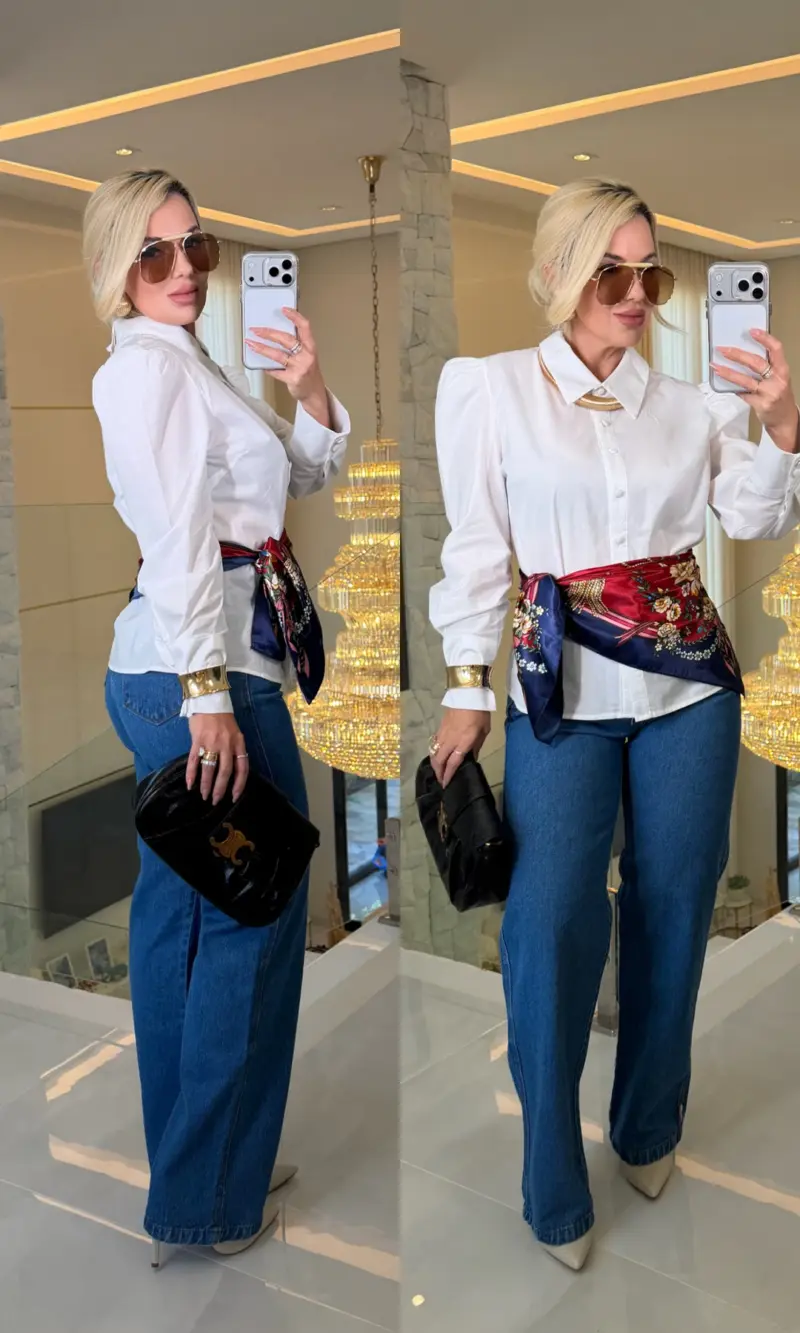 camisa leticia branca manga princesa 2453