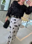 blusa c/ manga patricia franja 3636