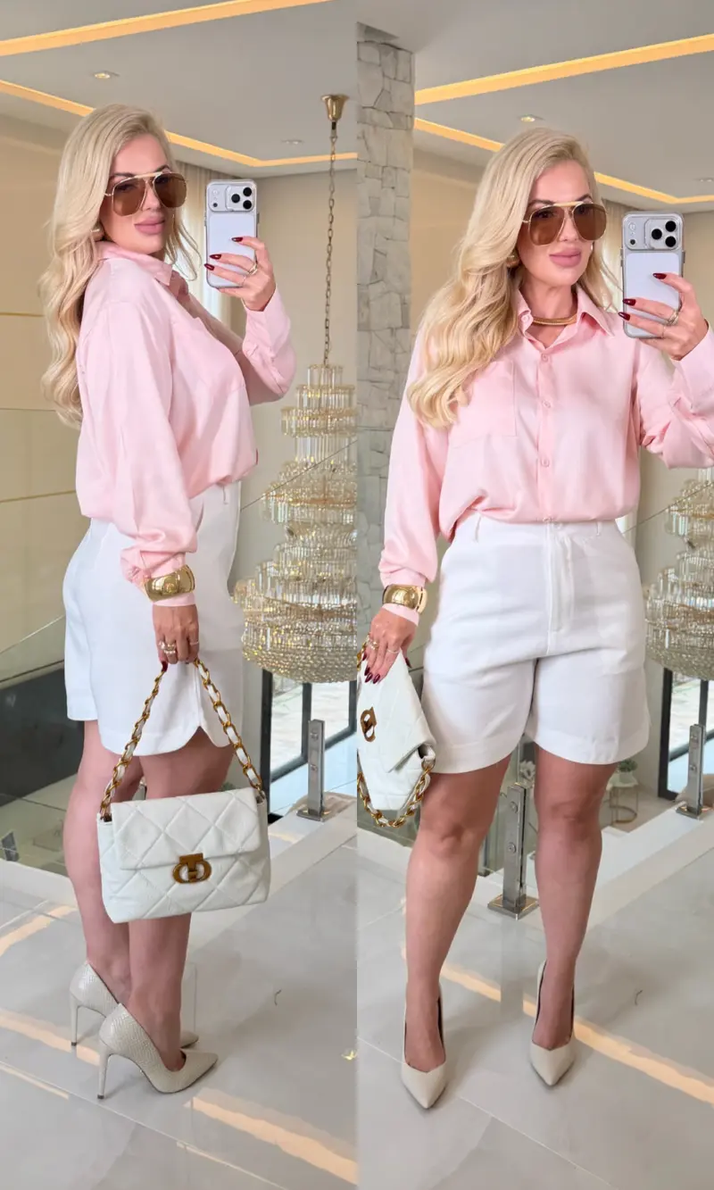 camisa juliana c/ bolso 3615