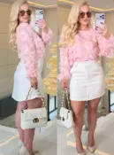 blusa c/ manga patricia franja 3636