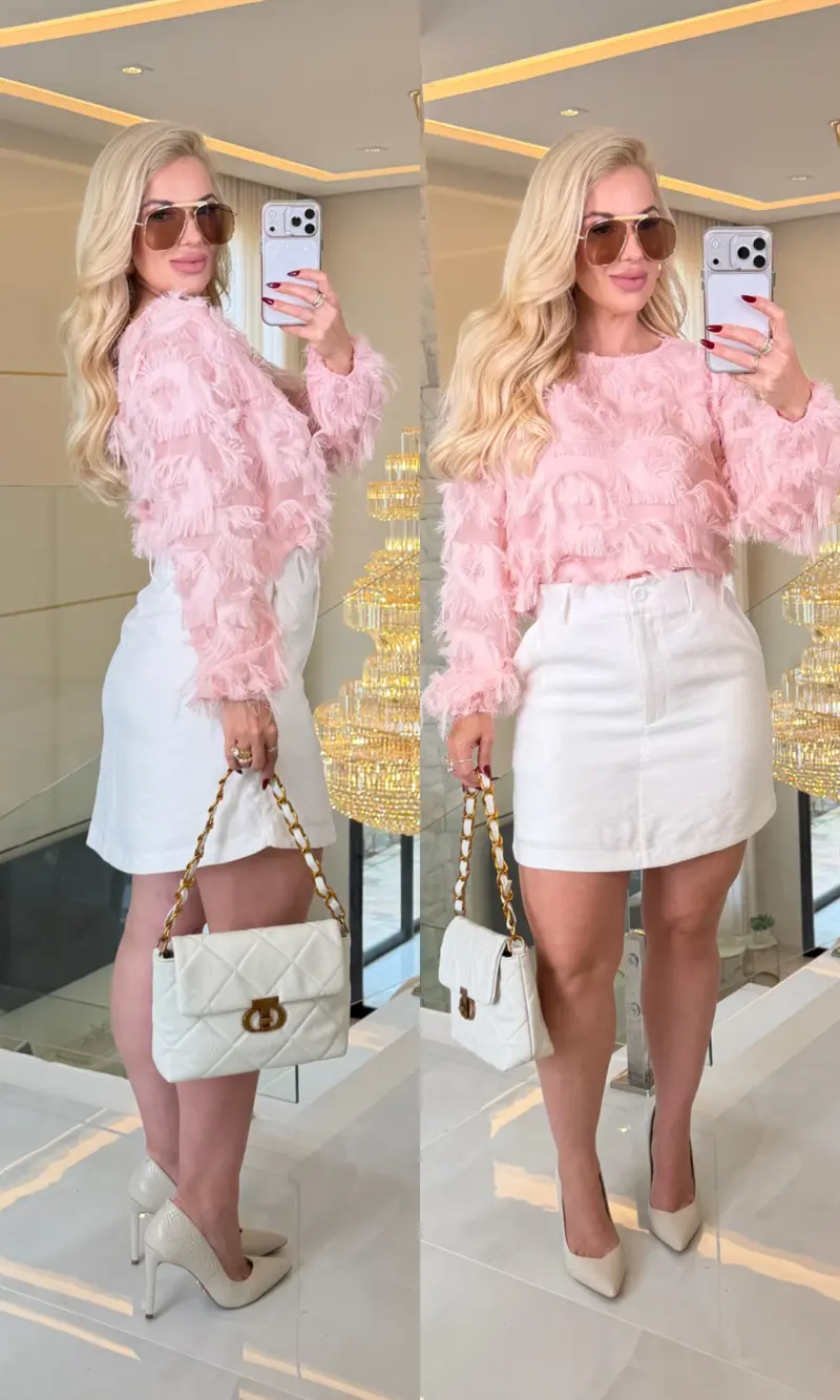 blusa c/ manga patricia franja 3636