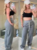 calça moletim bruna cos duas cores 3617