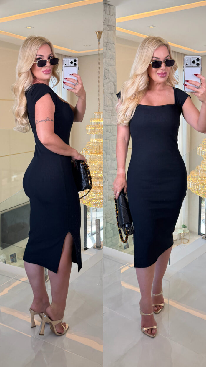 vestido basico midi luiza 3669 vestido basico midi luiza 3669