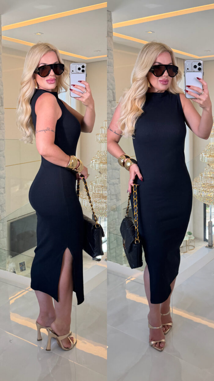 vestido basico midi luiza 3669 vestido basico midi luiza 3669