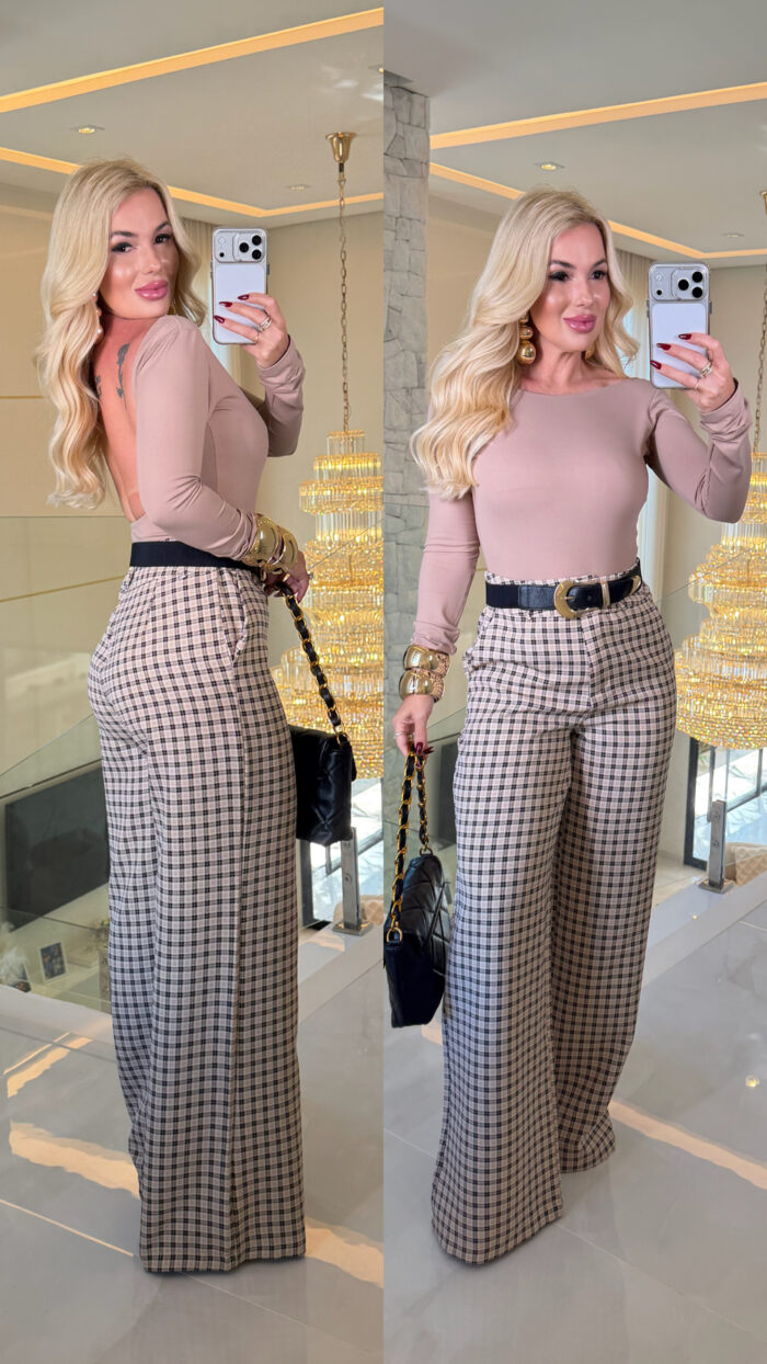 calça xadrez ana laura 3653 calça xadrez ana laura 3653