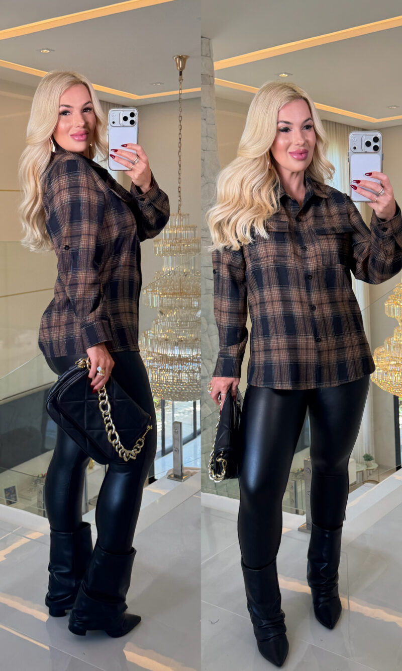 camisa xadrez aline 3668