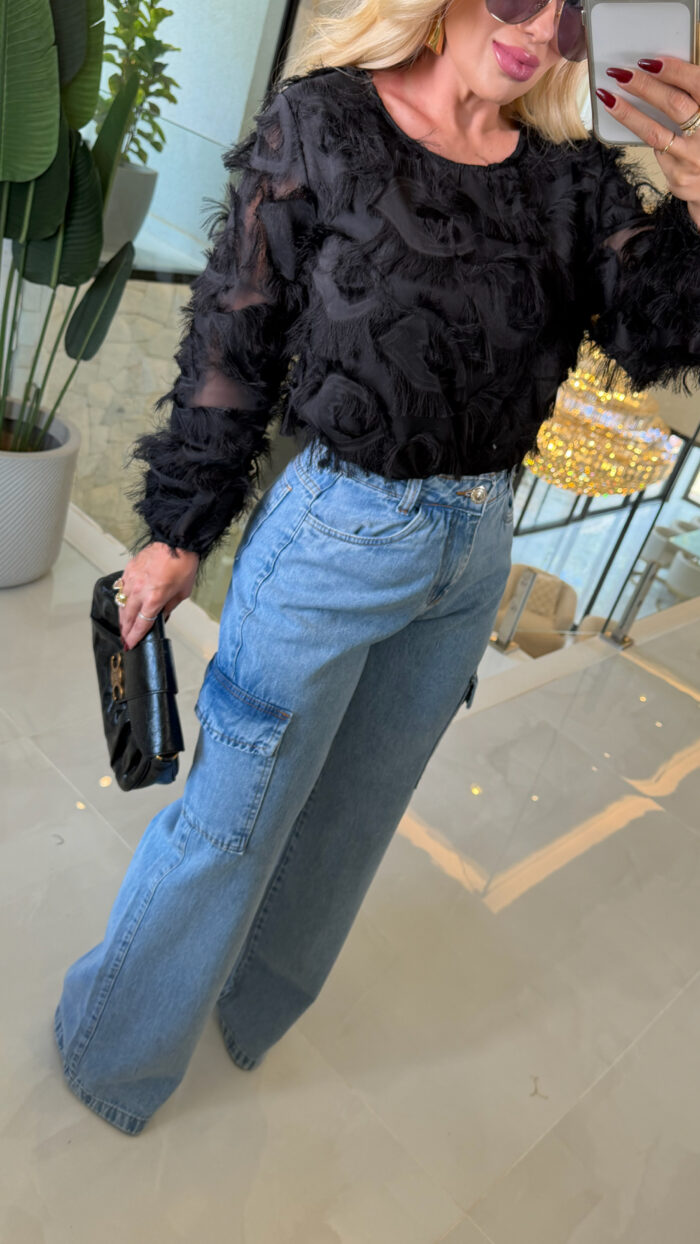 calça cargo bolso lateral mariana 3662