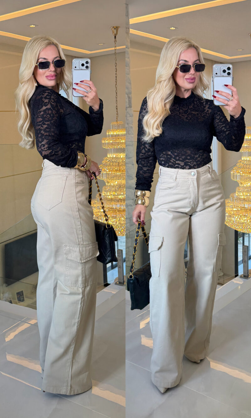 calça cargo bolso lateral kelly 3662