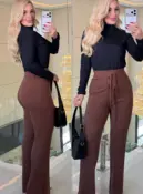 blusa térmica canelada 2695