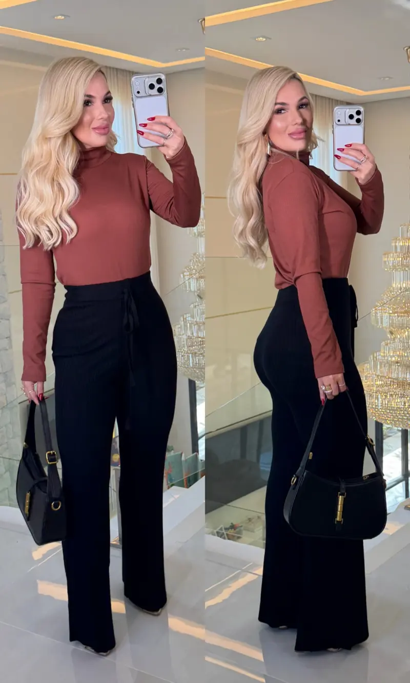 blusa térmica canelada 2695