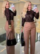 blusa térmica canelada 2695