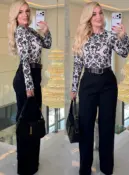 blusa térmica canelada 2695