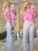 blusa térmica canelada 2695