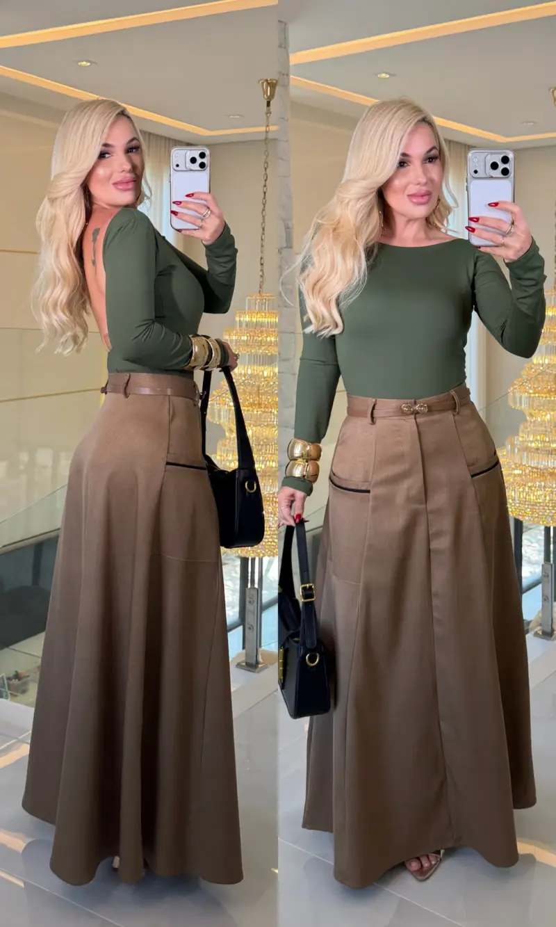 blusa térmica canelada 2695