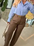 camisa linho c/ bolso odete 1356