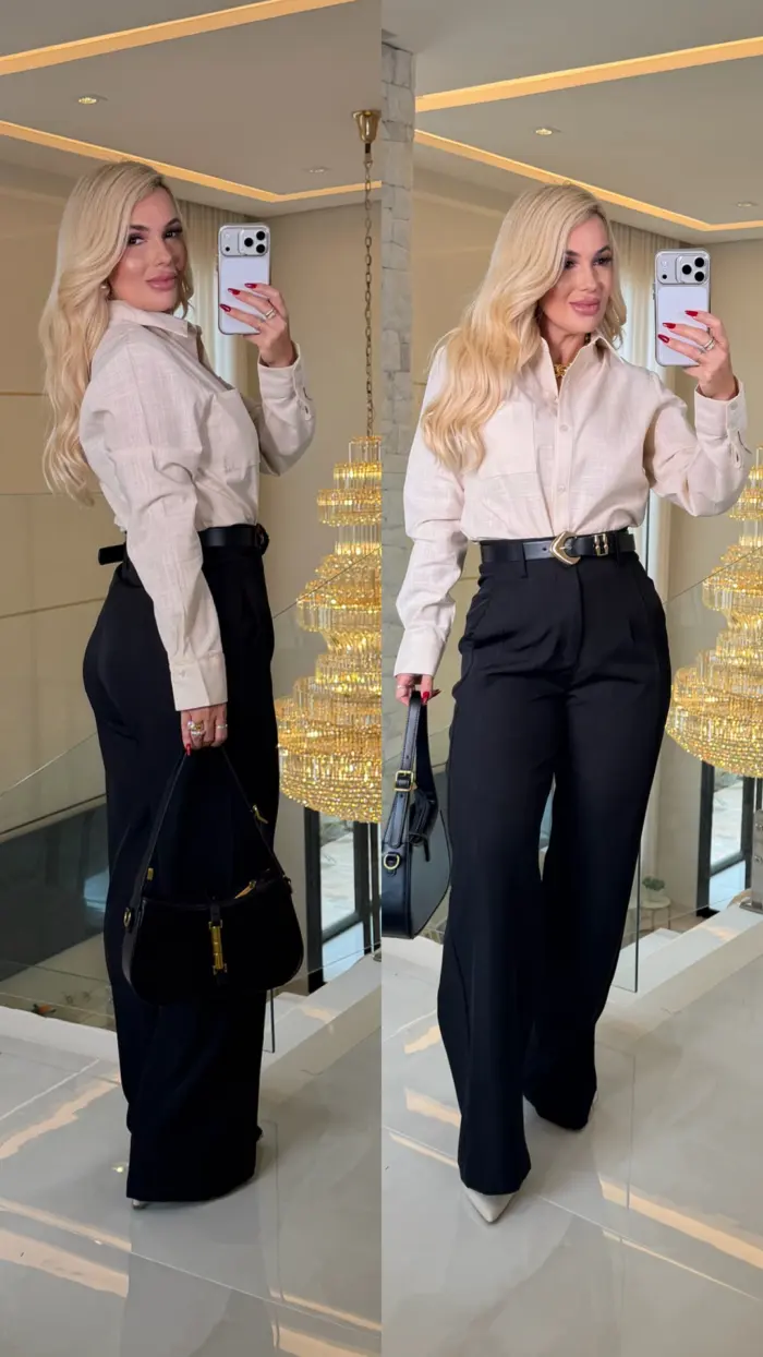 camisa linho c/ bolso odete 1356