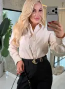 camisa linho c/ bolso odete 1356