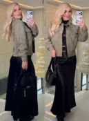 saia de cetim cleonice 3681