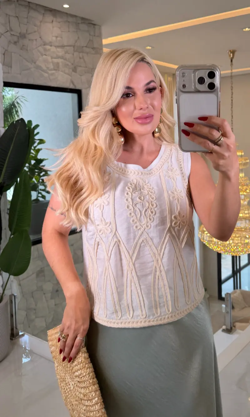 cropped bordado graziella 3674 cropped bordado graziella 3674