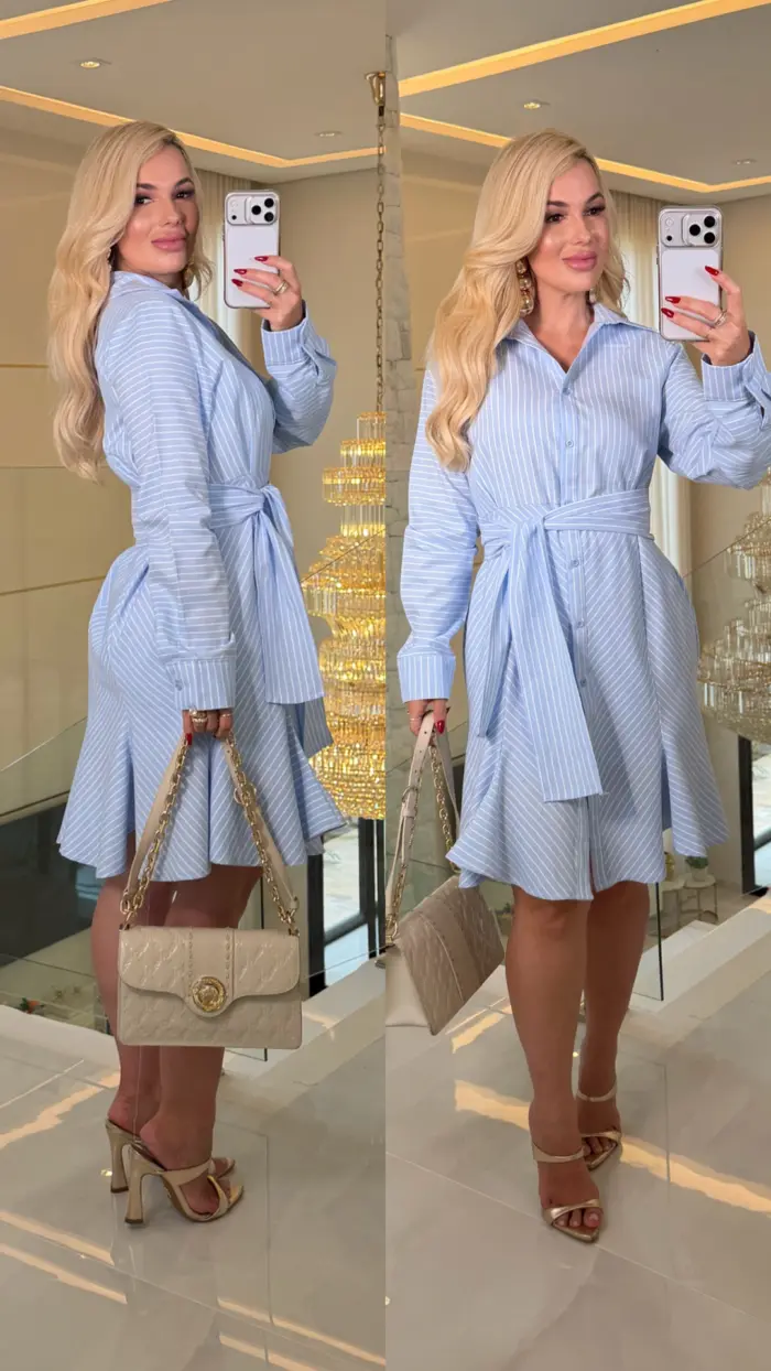 vestido listrado valquiria 3677 vestido listrado valquiria 3677