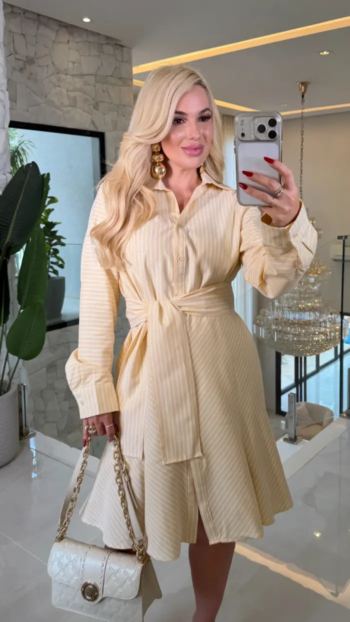 vestido listrado valquiria 3677 vestido listrado valquiria 3677