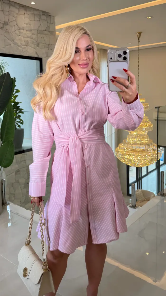 vestido listrado valquiria 3677 vestido listrado valquiria 3677