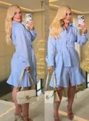 vestido listrado valquiria 3677