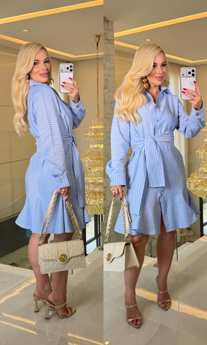 vestido listrado valquiria 3677