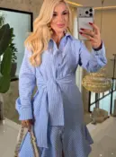 vestido listrado valquiria 3677