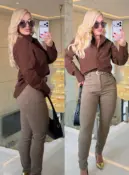 camisa linho c/ bolso odete 1356