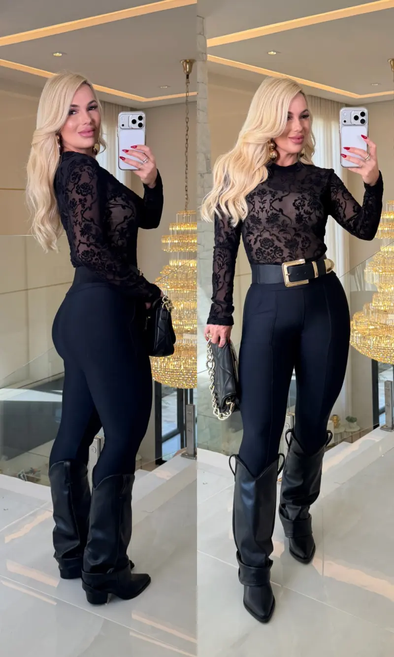 body claudia de renda 3631