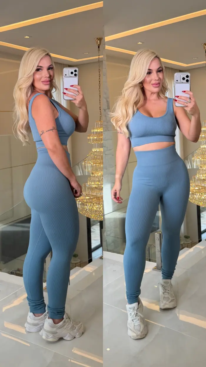 conjunto fittness canelado francielle 3657