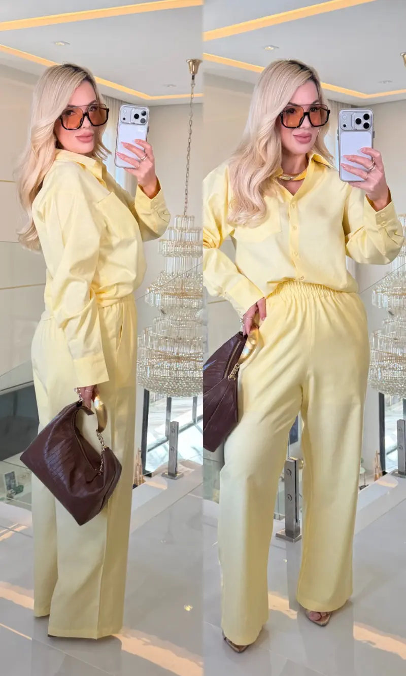 conjunto zusa calça + camisa 3612