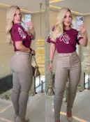 blusa mari bordada t shirt malha 3611