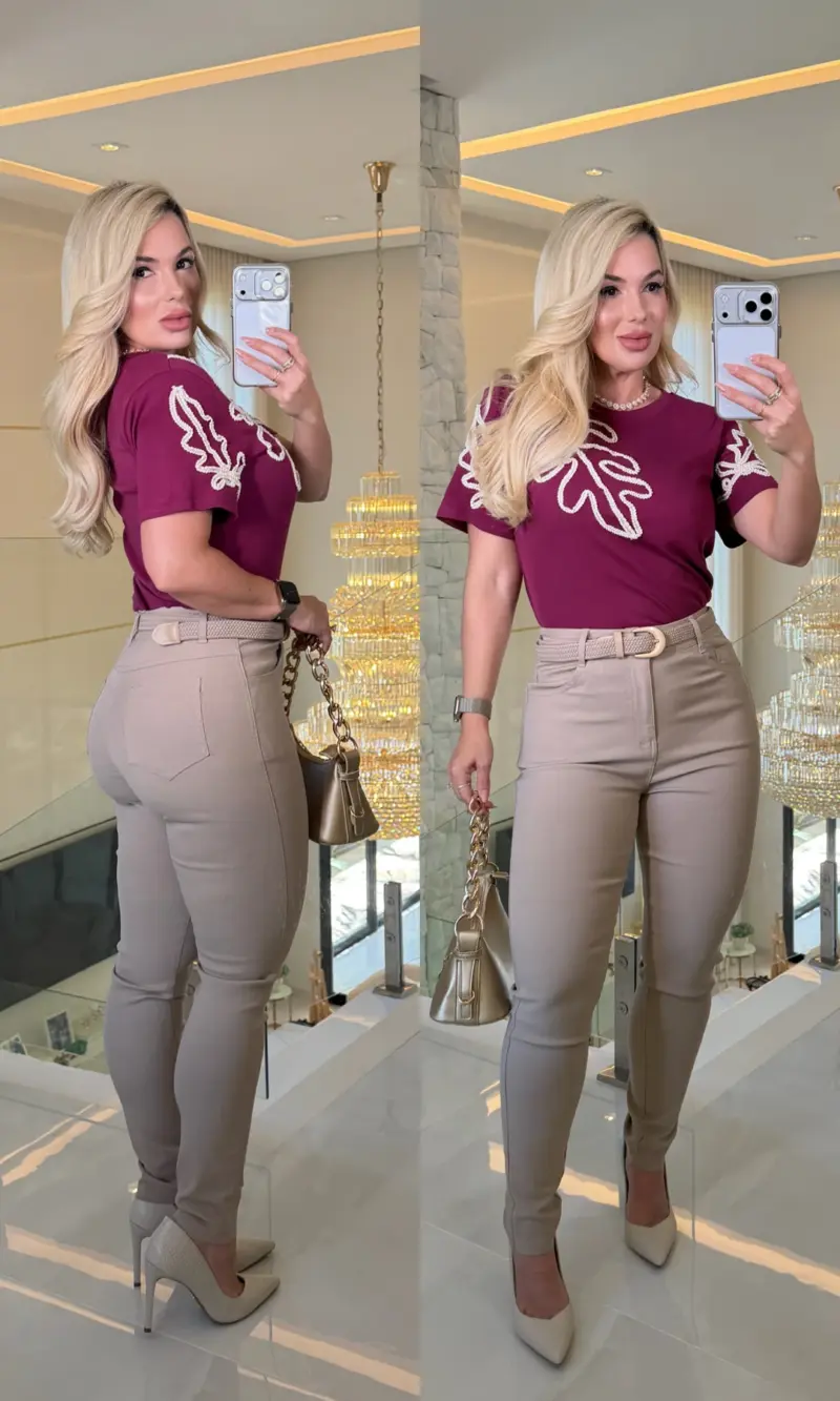 blusa mari bordada t shirt malha 3611