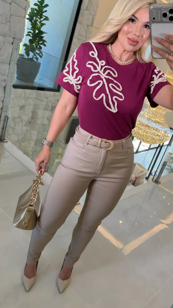 blusa mari bordada t shirt malha 3611 blusa mari bordada t shirt malha 3611