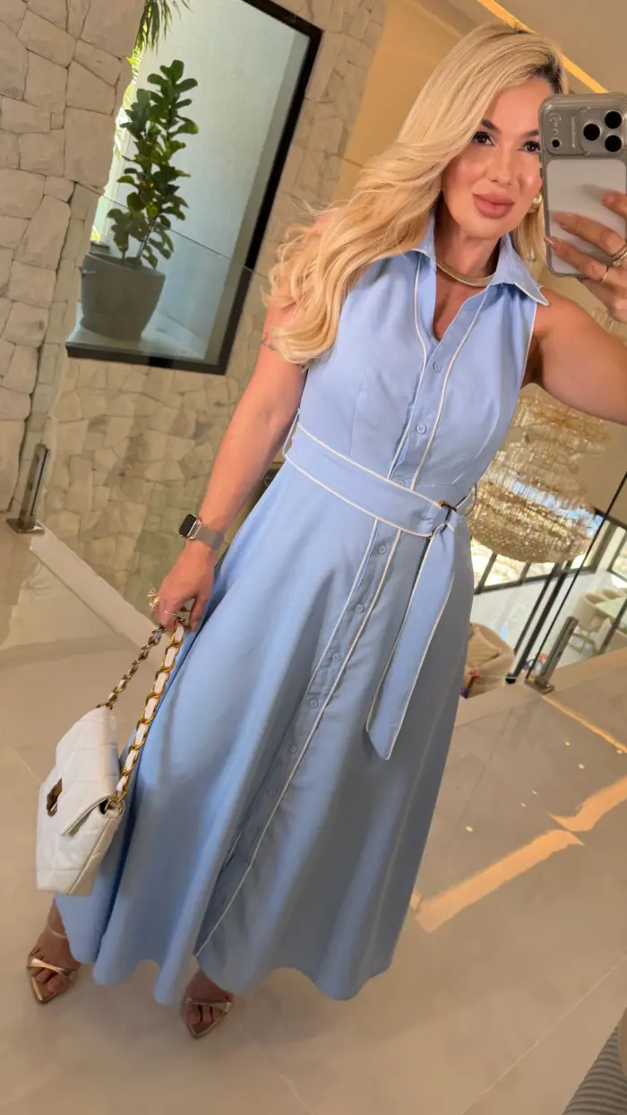 vestido sabrina gola c/ cinto 3618 vestido sabrina gola c/ cinto 3618