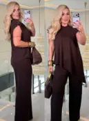 conjunto blusa + calça adriana 3683