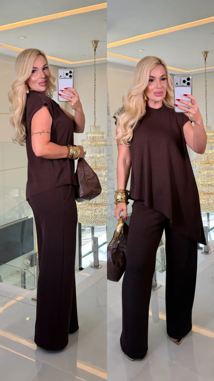 conjunto blusa + calça adriana 3683 conjunto blusa + calça adriana 3683