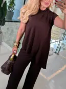 conjunto blusa + calça adriana 3683