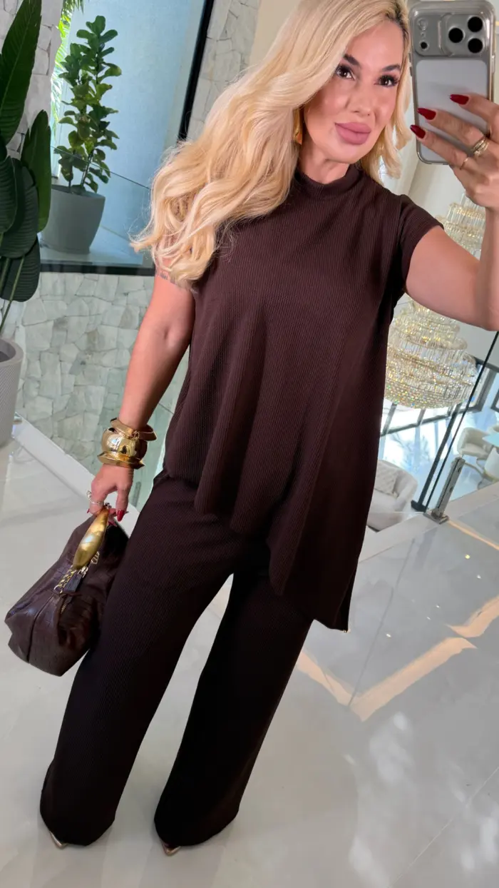 conjunto blusa + calça adriana 3683 conjunto blusa + calça adriana 3683